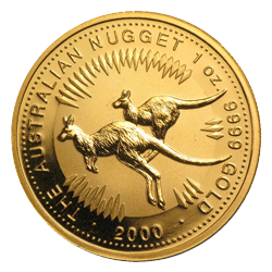 Australien Gold Nugget Münze