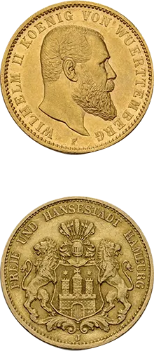 Goldmünzen numismatisch