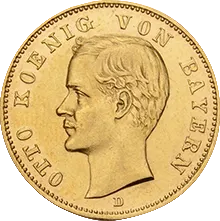 Goldsammlermünze Otto König von Bayern